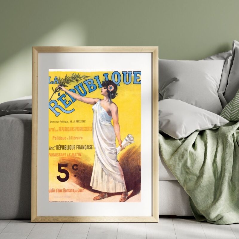 Vintage French advertisement poster