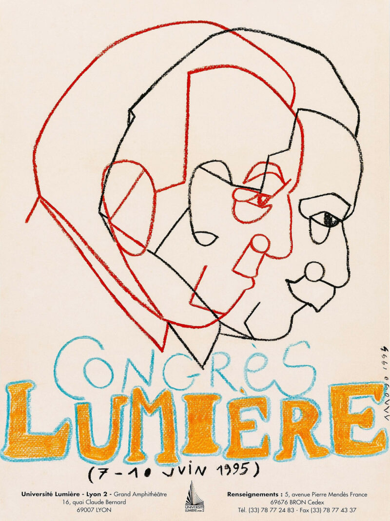 French exhibition poster