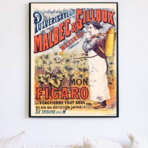 French Advertisement Gardening Malbec Poster