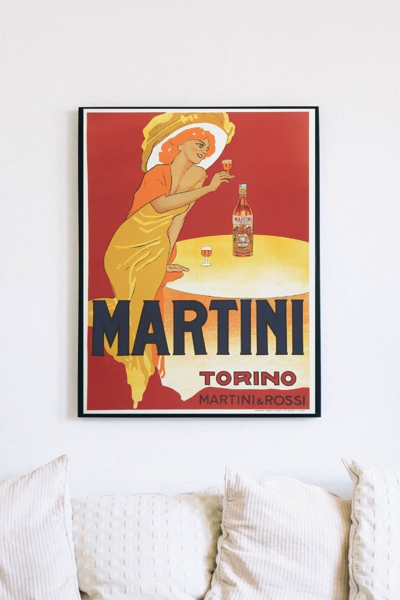 French Martini Advertisement poster