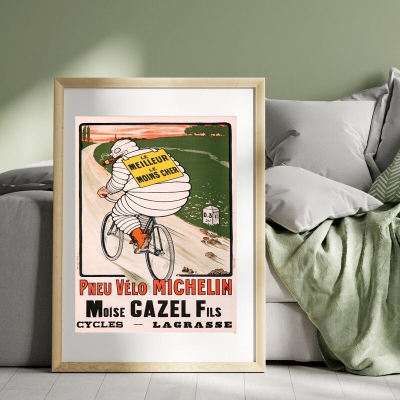 Vintage Michelin advertisement poster