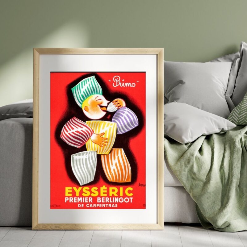 French advertisement poster