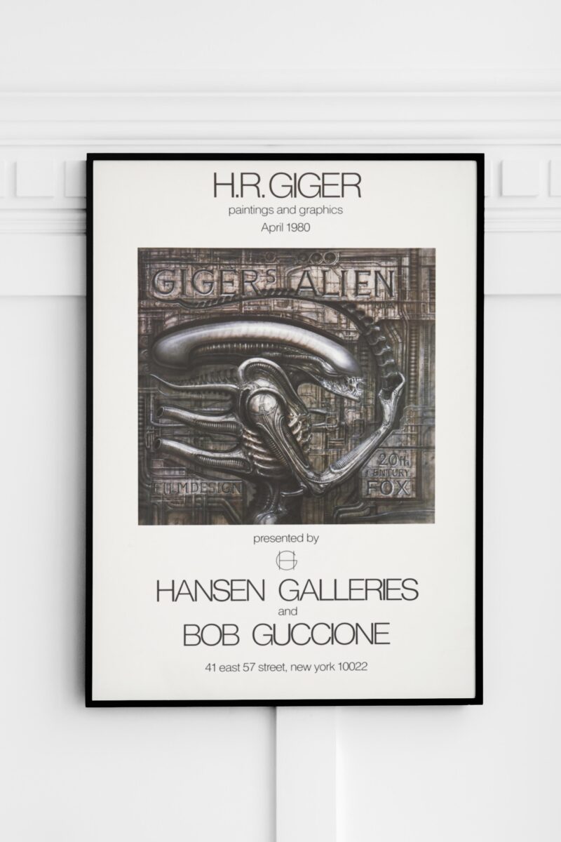H.R. Giger Alien - Exhibition Poster Print 1980