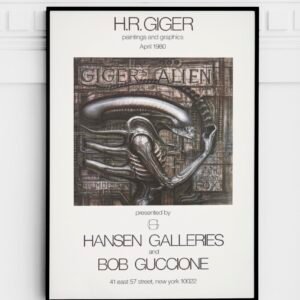 H.R. Giger Alien - Exhibition Poster Print 1980