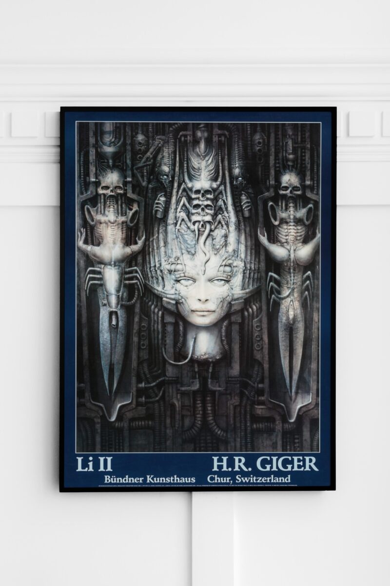 Li II by H.R. Giger (Bundner Kunsthaus Chur, 1985). Museum Poster