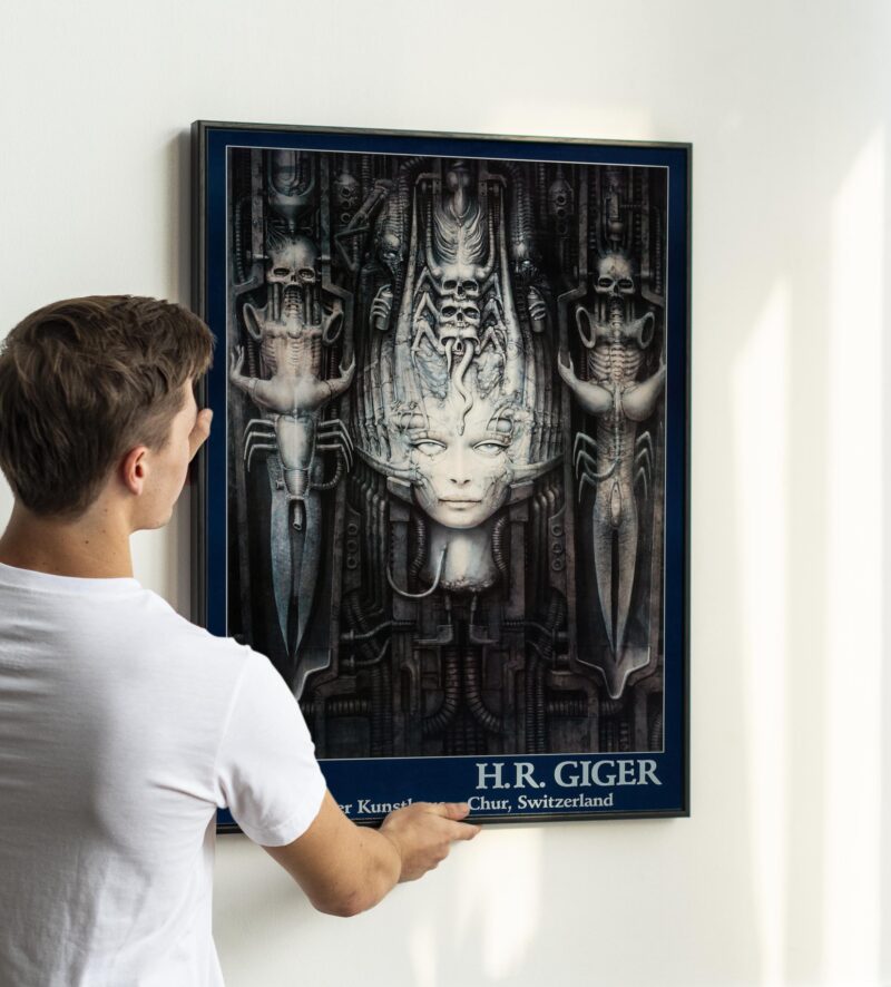 Li II by H.R. Giger (Bundner Kunsthaus Chur, 1985). Museum Poster