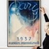 Art Deco International Exposition Paris Poster 1937