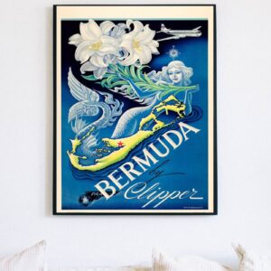 Vintage Bermuda Travel Poster