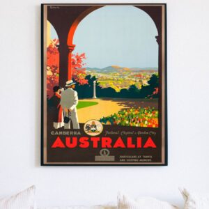 vintage Australia tourism poster