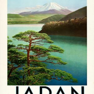 vintage Japan travel poster