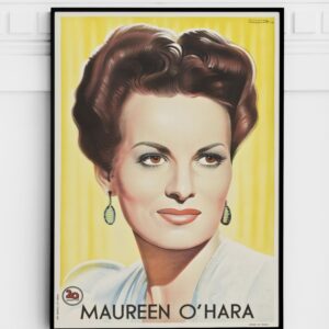 Maureen O'Hara Publicity Personality Poster