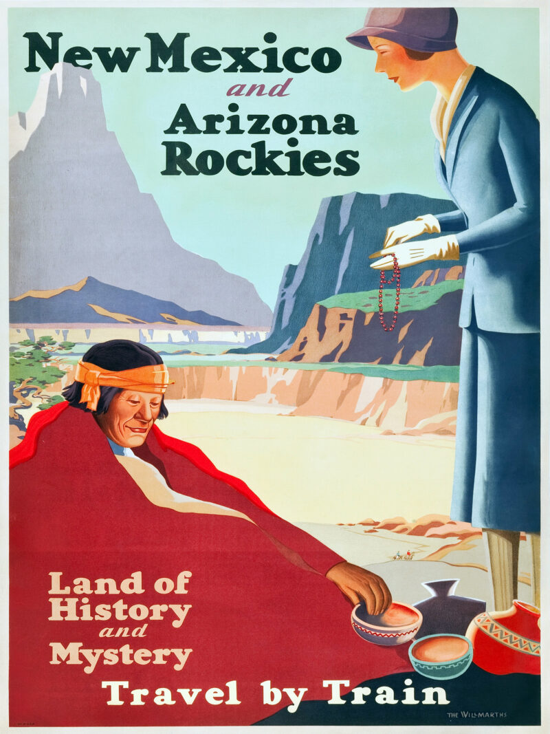 Vintage New Mexico Travel Poster