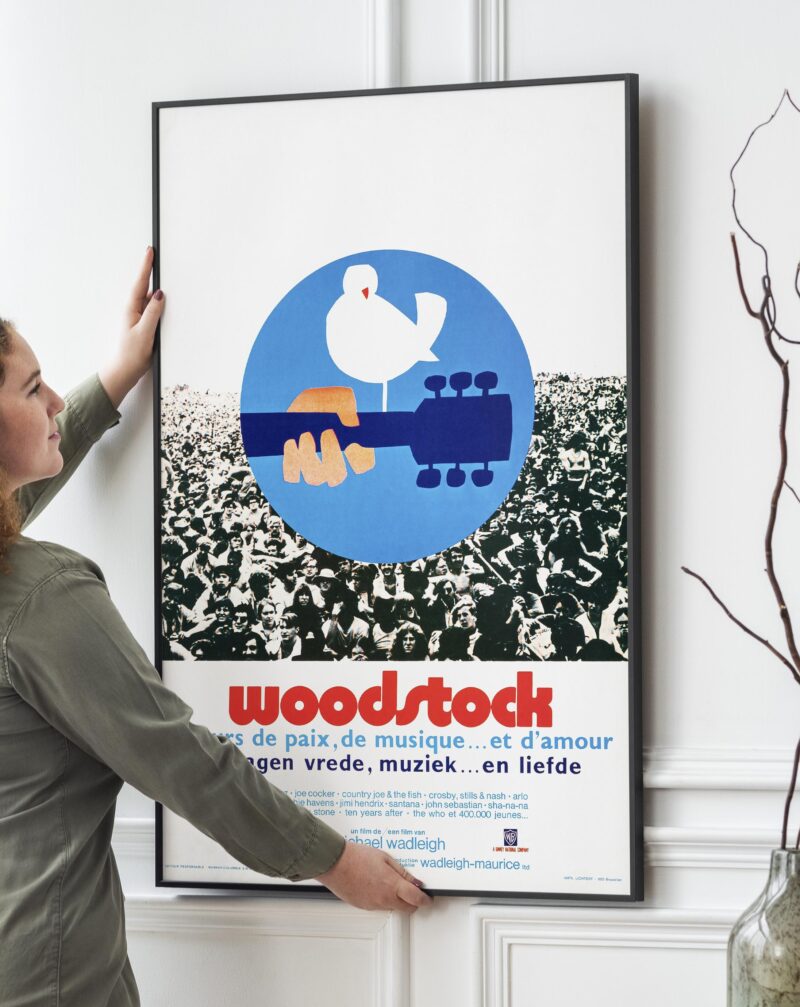 Woodstock Festival Poster (1969) French Version