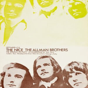 Vintage allmän brothers poster