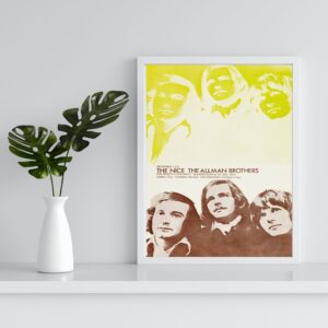Vintage allmän brothers poster