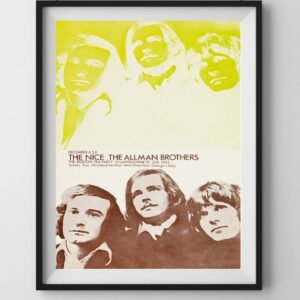Vintage allmän brothers poster