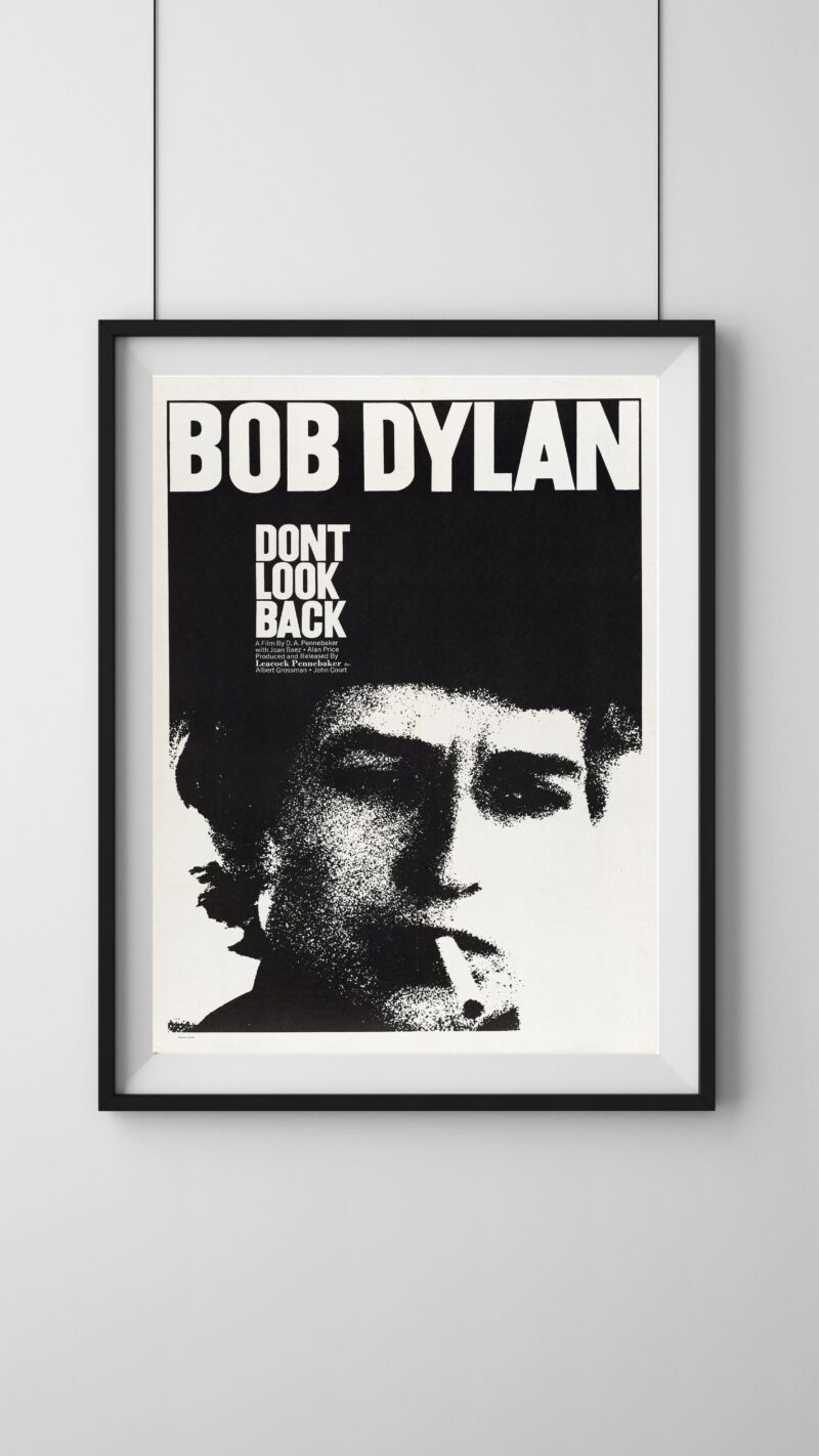 vintage bob Dylan album poster