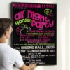 Pink Floyd 1967 Leeds, England "All Night Garden Party" Concert Poster.