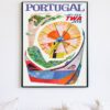 Vintage TWA Portugal Travel Poster
