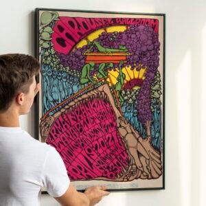 Santana Blues Band 1968 Carousel Ballroom S.F. Concert Poster