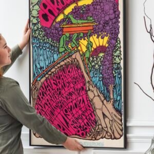 Santana Blues Band 1968 Carousel Ballroom S.F. Concert Poster