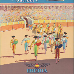 vintage Spain travel poster