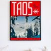 Vintage Taos Travel Poster