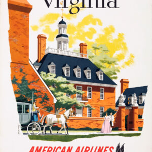 vintage Virginia travel poster
