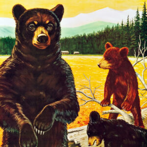vintage Yellowstone national park poster