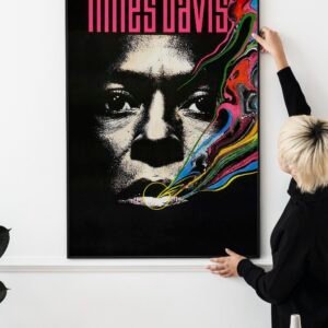 Miles Davis Jazz Poster 1989 Tour Promotional Poster
