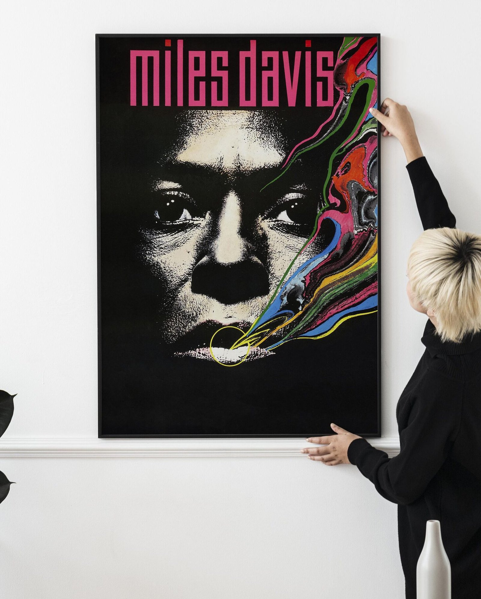 Miles Davis Jazz Poster 1989 Tour Promotional Poster