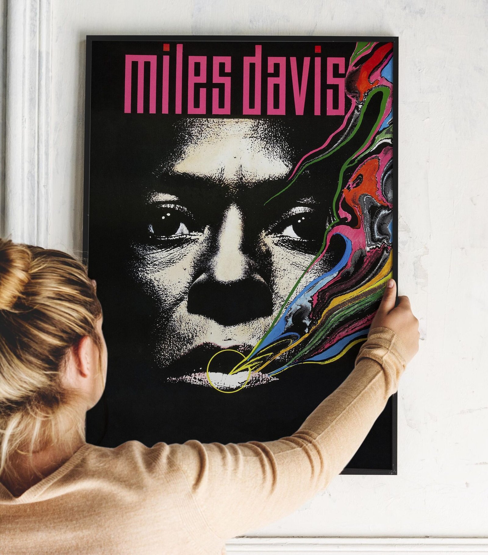 Miles Davis Jazz Poster 1989 Tour Promotional Poster