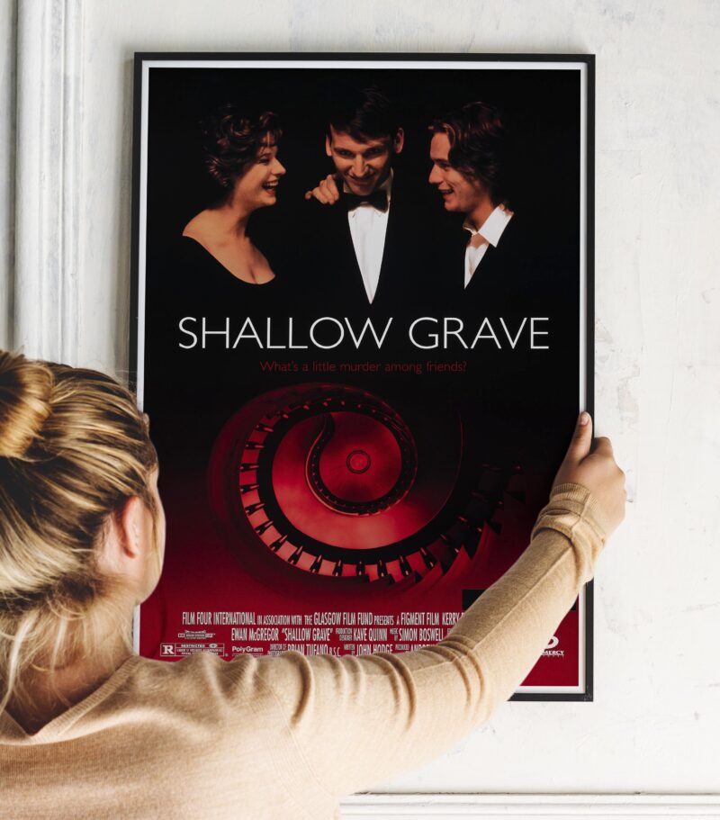 Shallow Grave Ewan McGregor 1995 Movie Poster