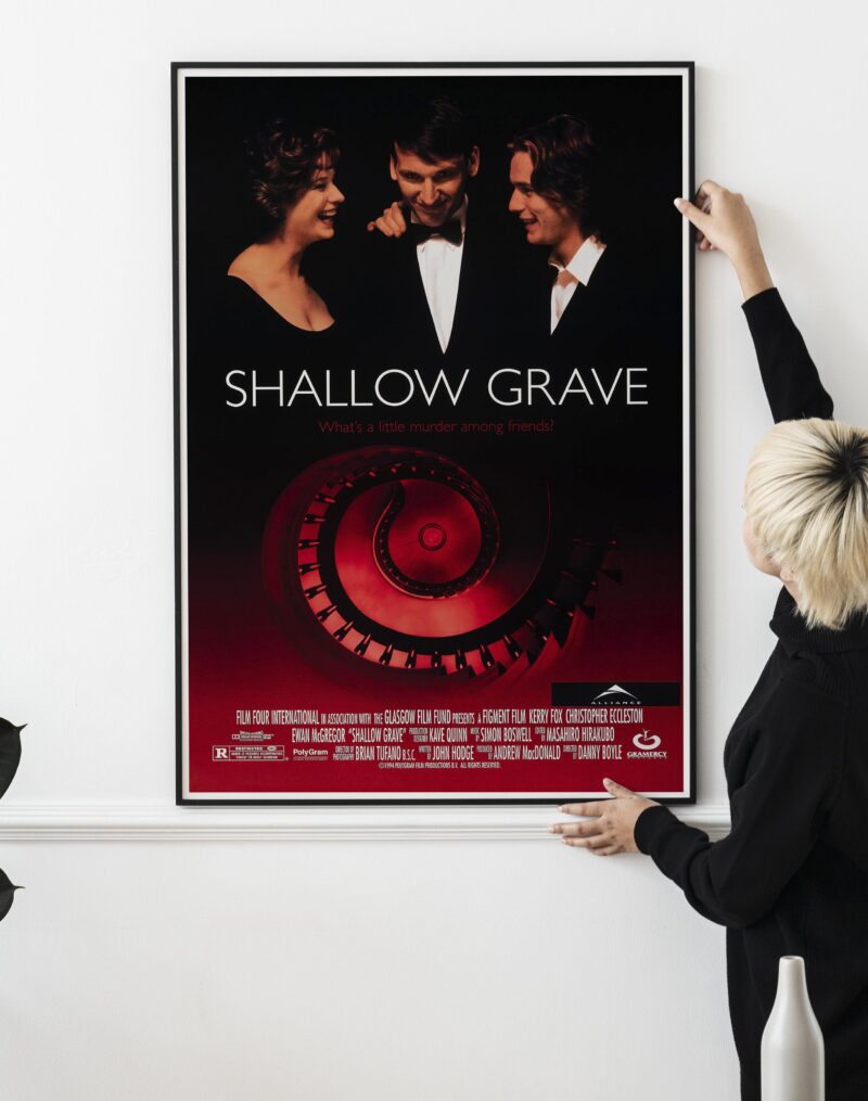 Shallow Grave Ewan McGregor 1995 Movie Poster