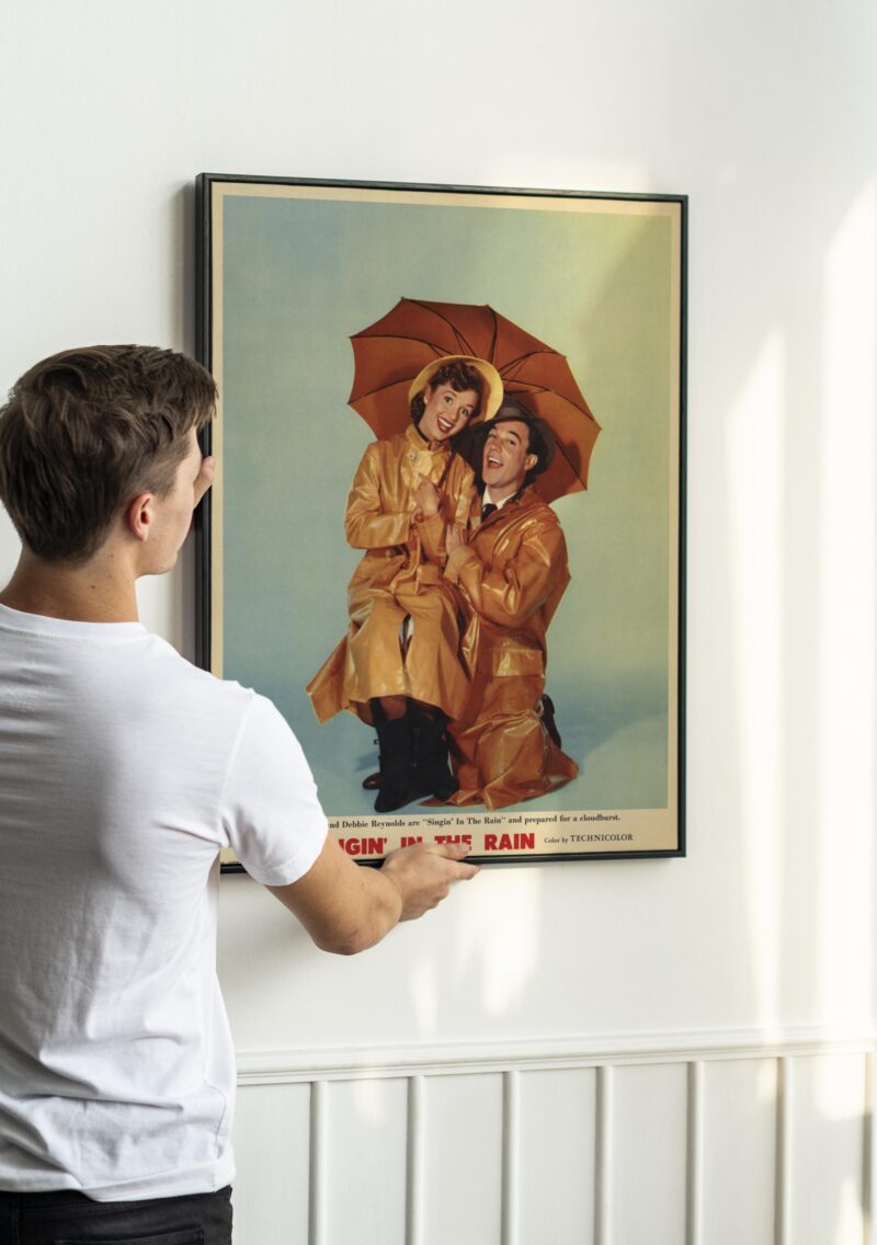 Singin' in the Rain Movie Poster Gene Kelly, Debbie Reynolds
