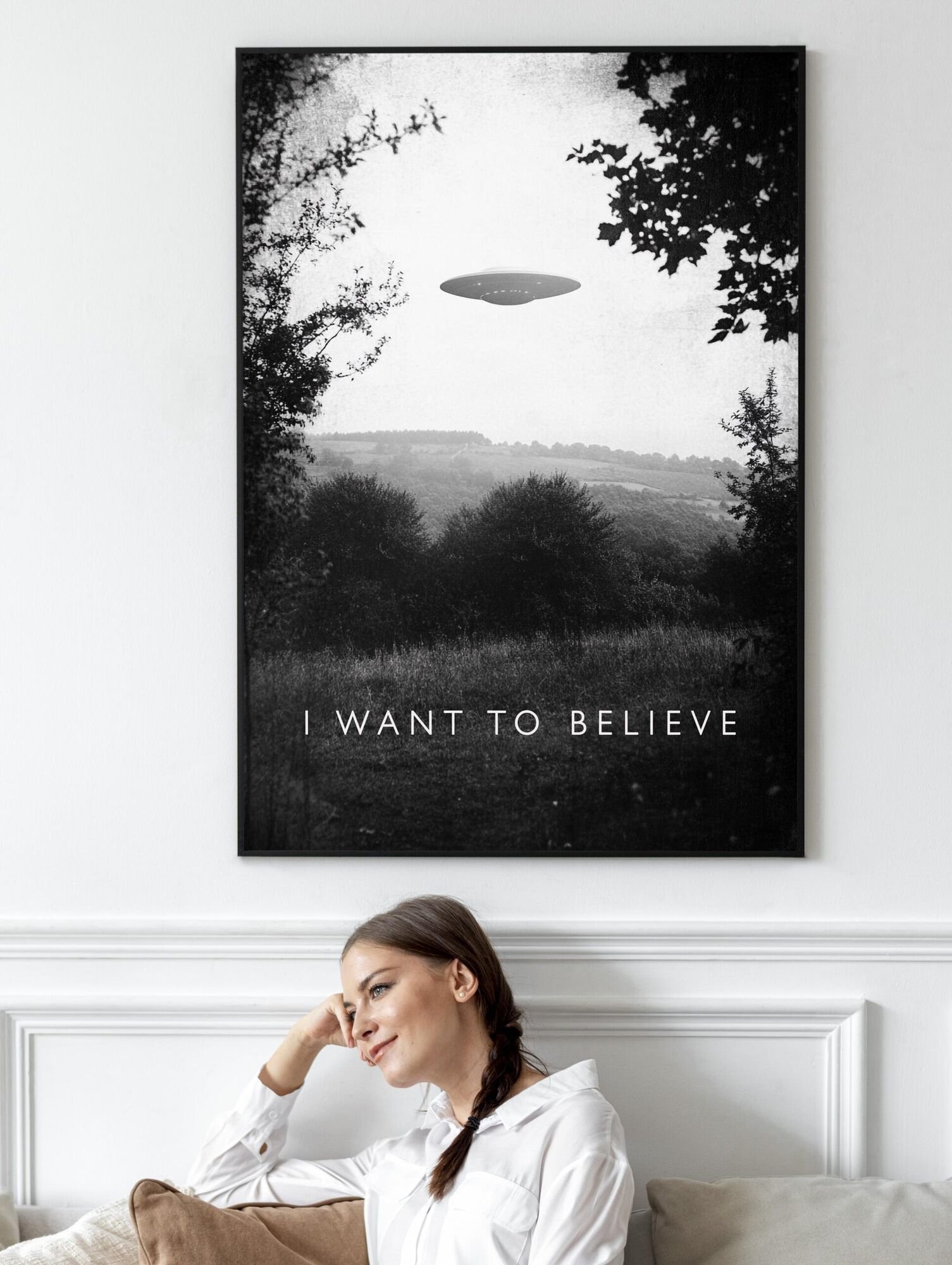I WANT TO BELIEVE X Files Alternative Poster