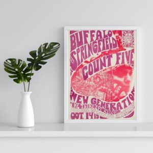 Vintage buffalo Springfield poster