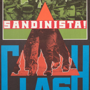 vintage clash concert poster