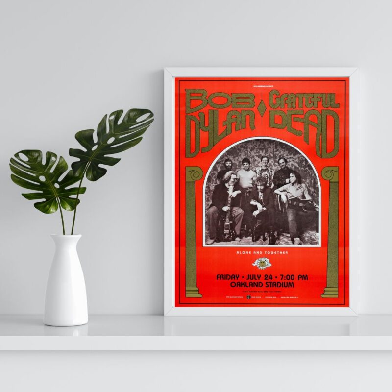 1970s Grateful Dead Psychedelic Concert Poster