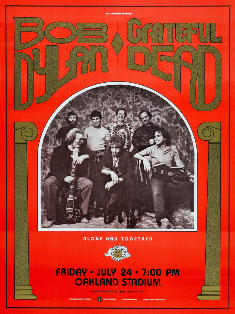 1970s Grateful Dead Psychedelic Concert Poster