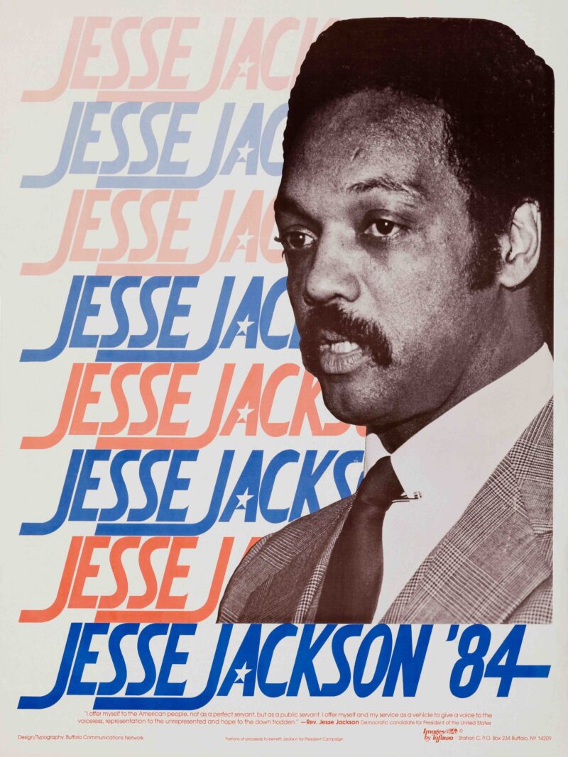 Jesse Jackson 1984, Campaign Poster