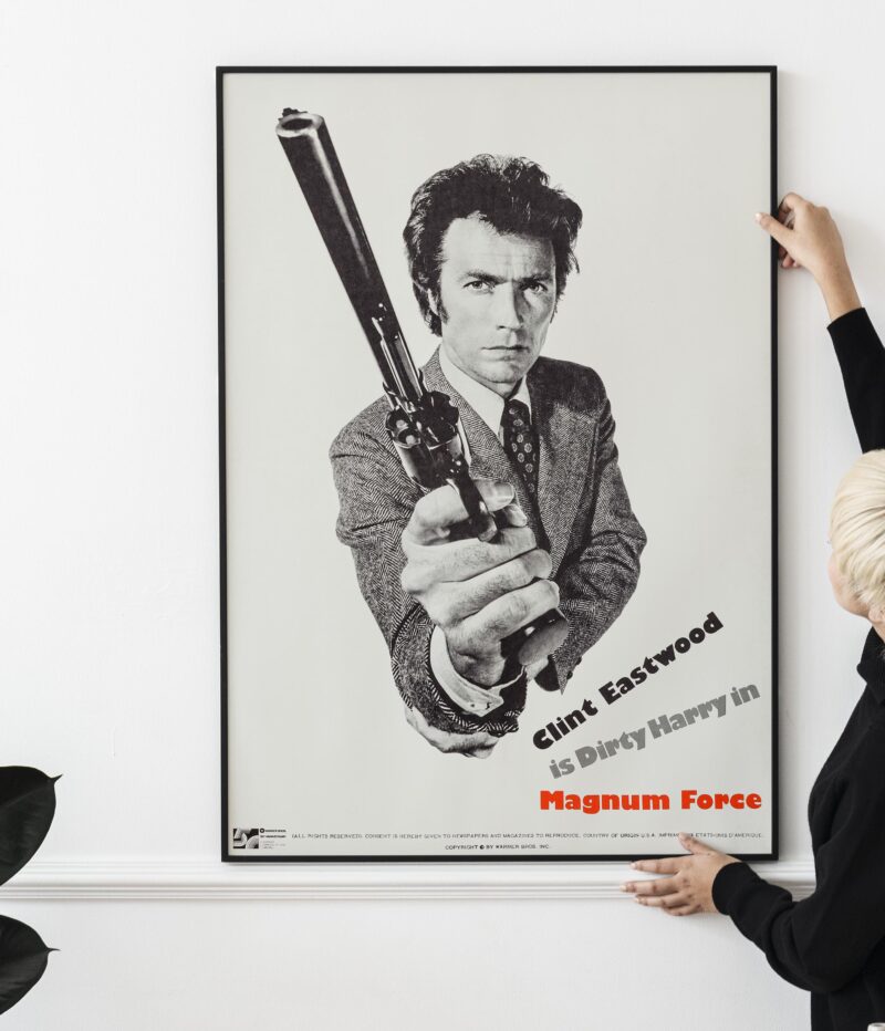 Magnum Force Clint Eastwood 1973 Promotional Poster