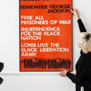 Remember George Jackson Black Panther Party Poster 1981