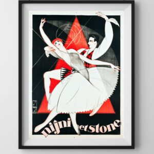 1930s Nijni et Stone French Ballet Art Deco Poster