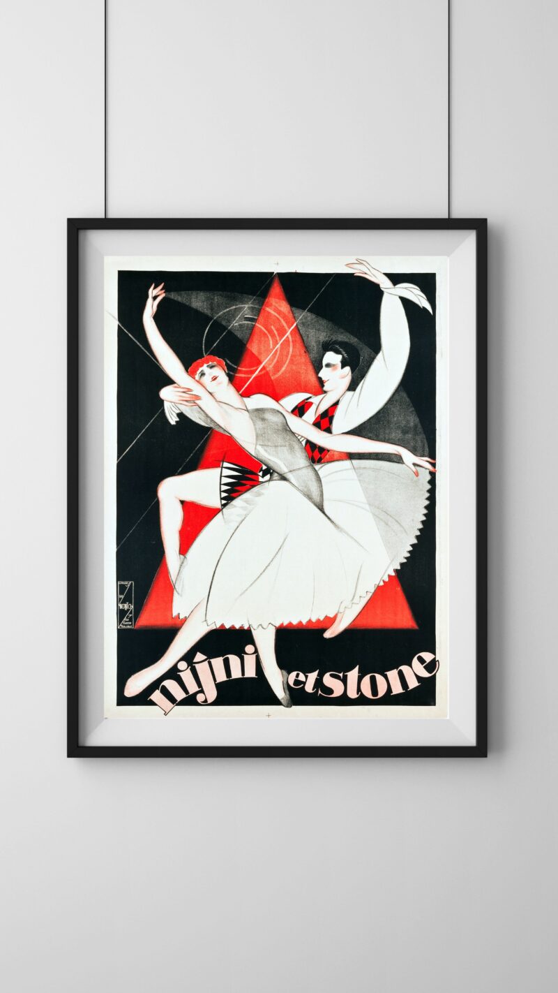 Nijni et Stone French Ballet Poster – 1930s Art Deco Print