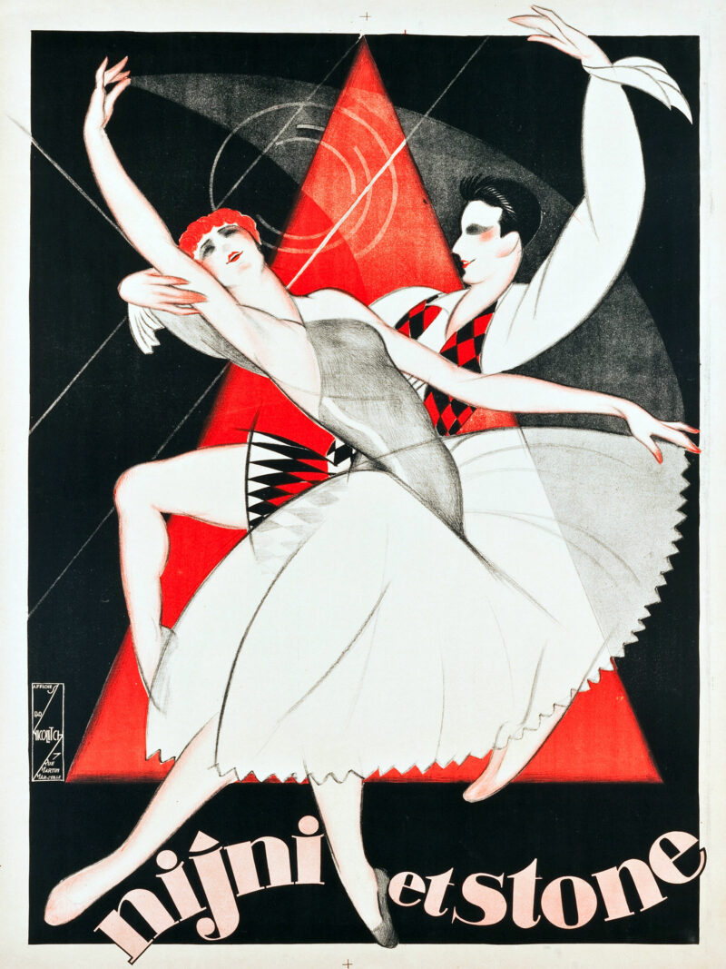 Nijni et Stone French Ballet Poster – 1930s Art Deco Print - Image 3