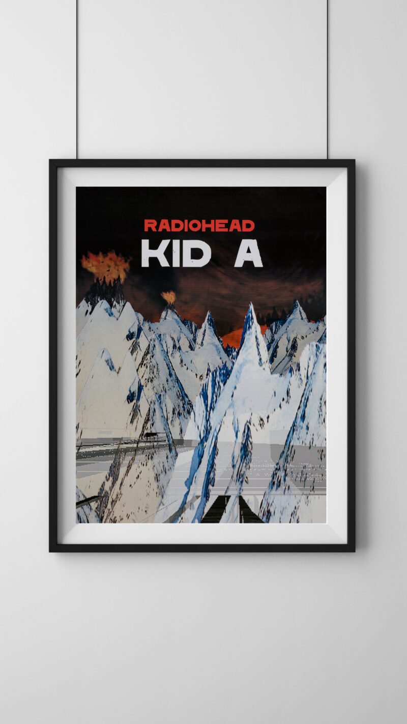 Radiohead Kid A Alternative Rock Album Release Poster