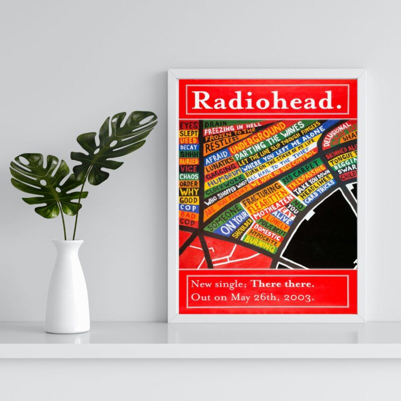 Radiohead Hail to the Thief Poster – Alternative Rock Album Release Print - Image 2