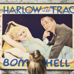 Bombshell 1935 Hollywood's Classic Screwball Comedy Poster with Jean Harlow