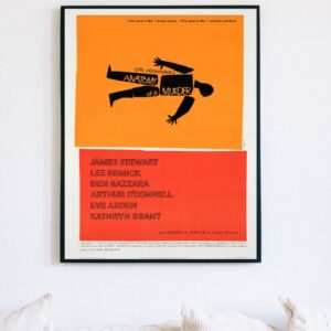 Anatomy of a Murder 1959 Poster – Saul Bass Classic Design